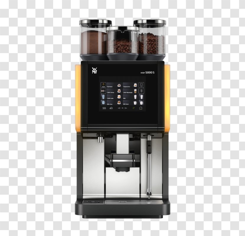 Espresso Coffeemaker Cafe WMF Group - Coffee Bean Transparent PNG