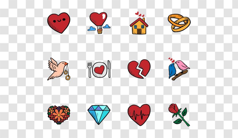 Clip Art Valentine's Day Cartoon Product Computer Icons - Heart - Valentine Typography Transparent PNG