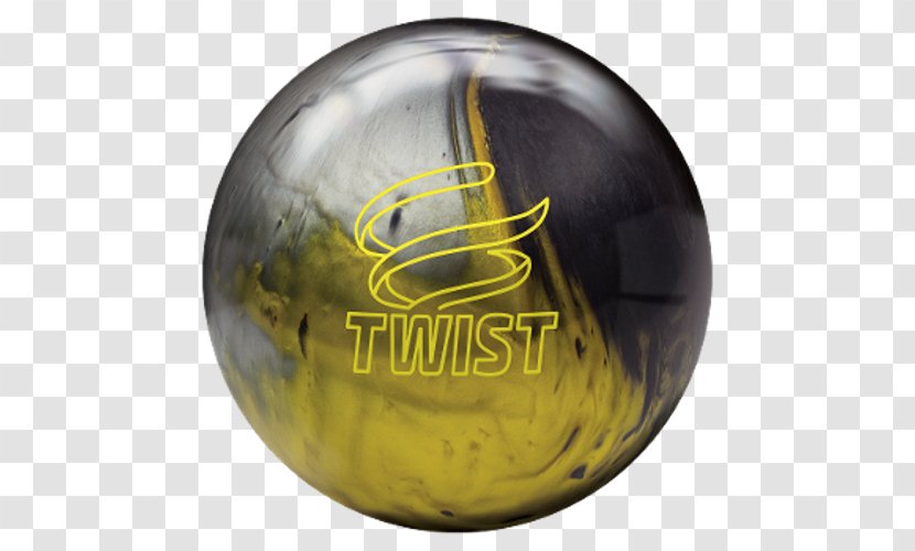 Brunswick Pro Bowling Balls Twist Reactive Ball - Gold Crown 4 Black Transparent PNG