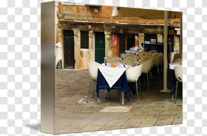 Venice Cafe Interior Design Services Chair - Table - Frame Transparent PNG