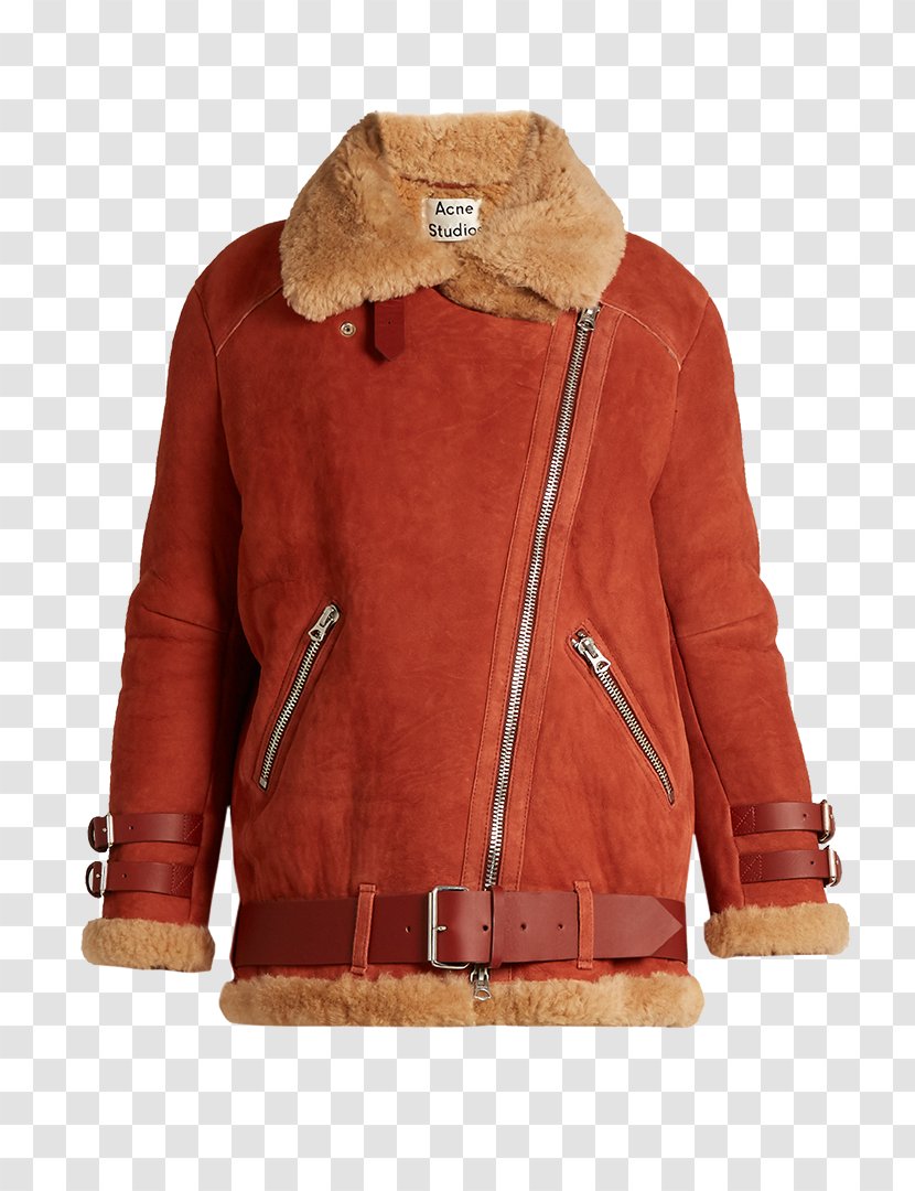 Shearling Coat Clothing Trench - Silhouette - Jacket Transparent PNG