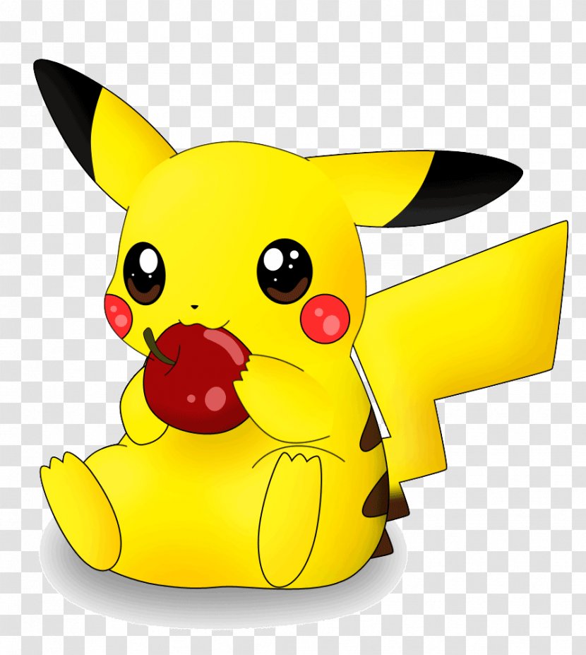 Pikachu Ash Ketchum Pokémon Apple Drawing Transparent PNG