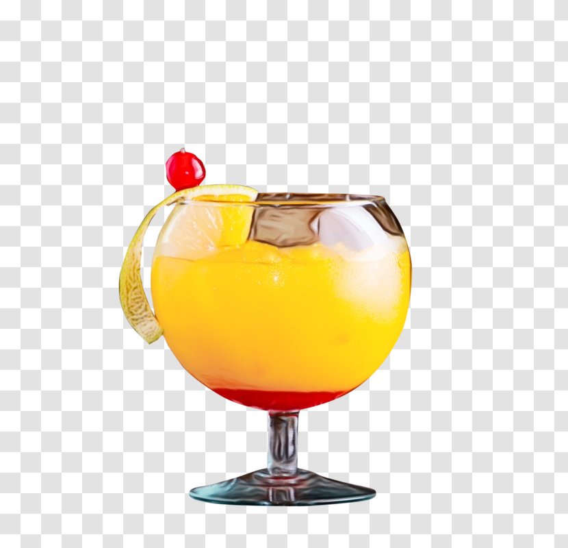 Sea Cartoon - Drink - Champagne Cocktail Food Transparent PNG