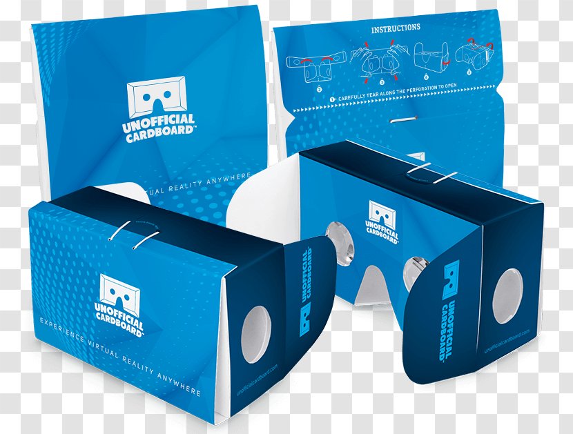 Google Cardboard Virtual Reality Box Transparent PNG