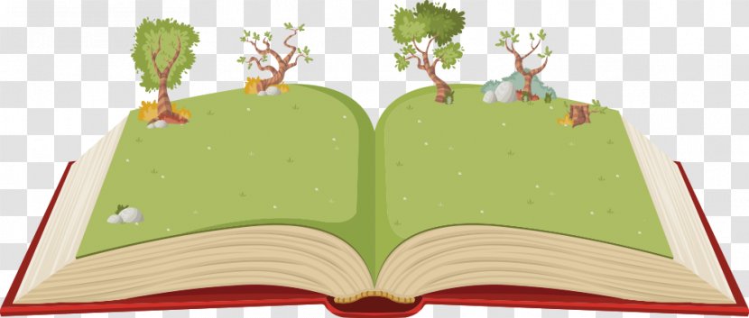 Book Child Royalty-free Illustration - Tree - Vector Trees On The Books Transparent PNG