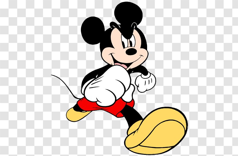 Mickey Mouse Minnie Scrooge McDuck Clip Art - Running Cliparts Transparent PNG