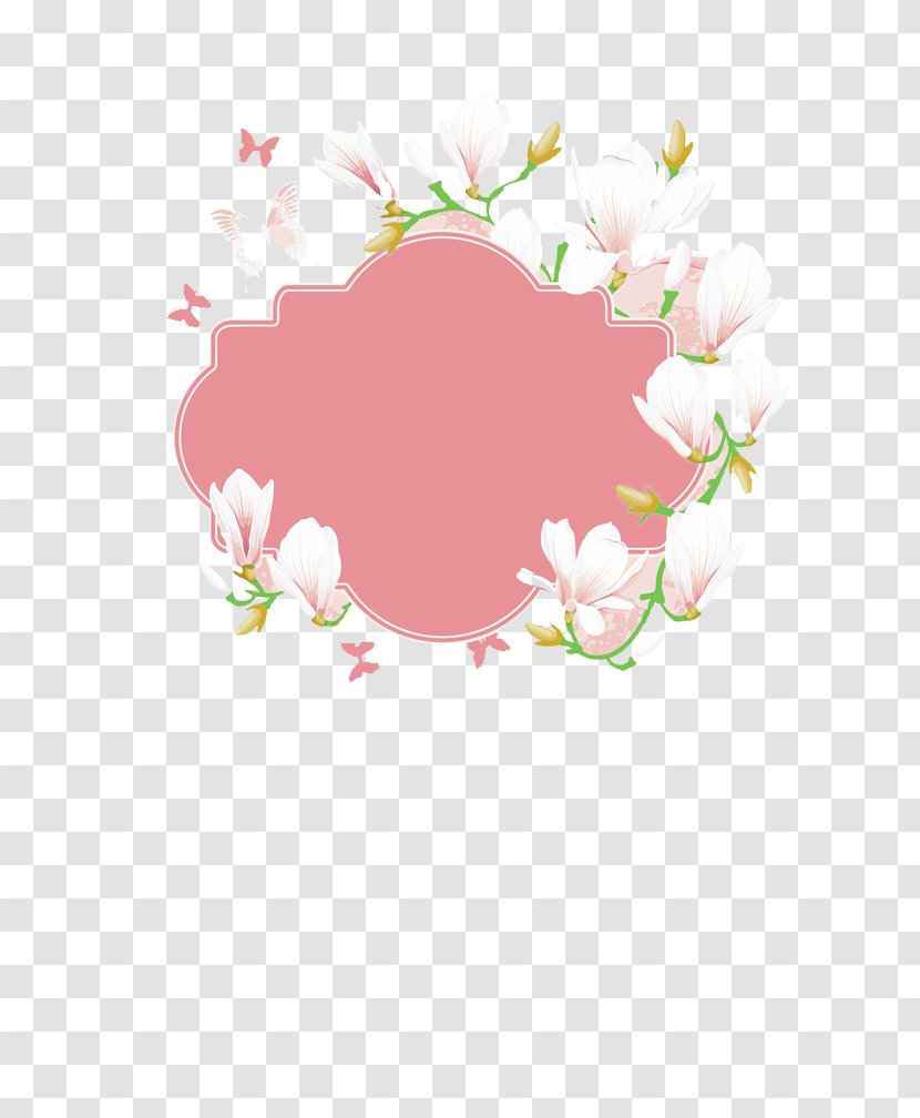 Flower Butterfly Icon - Pattern - White Flowers Transparent PNG