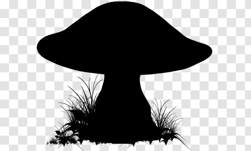 Hat Silhouette Black - Mushroom Transparent PNG