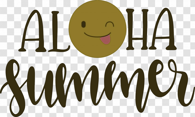 Aloha Summer Emoji Summer Transparent PNG