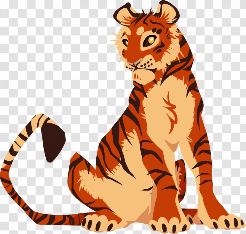 Siberian Tiger Sketch Image Whiskers - Bengal - Shimizu Vector Transparent PNG