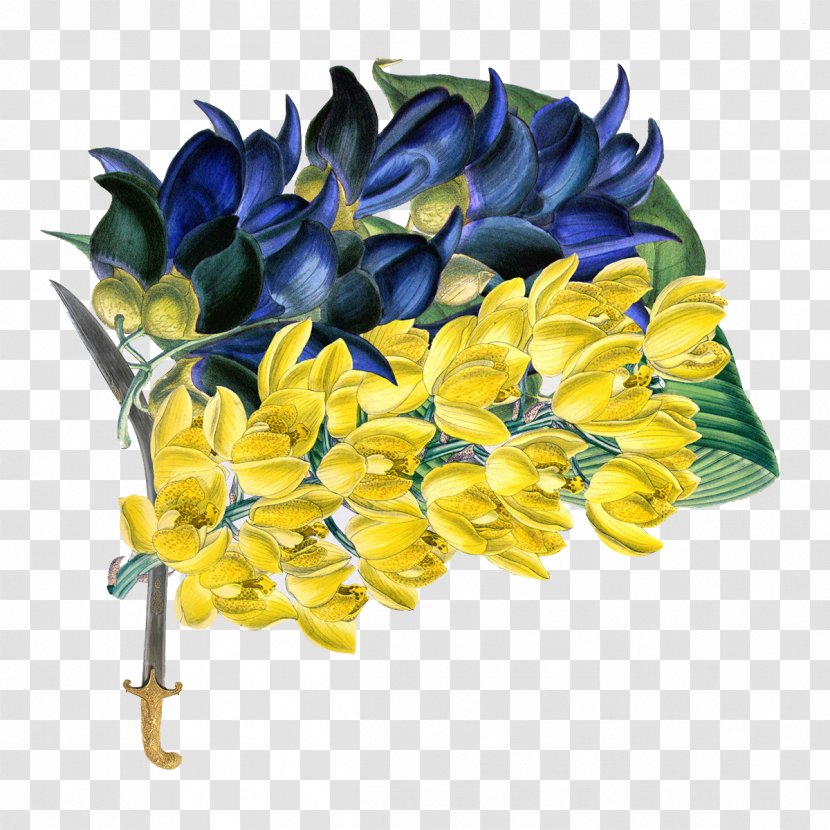 Ukraine Collage Art - Cut Flowers - Plants Flower Pattern Sword Transparent PNG