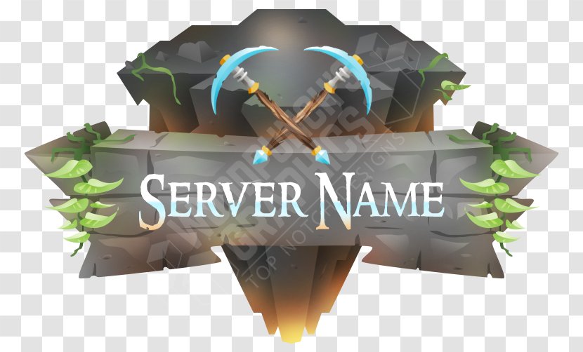 Minecraft Logo Computer Servers Emblem Graphic Design - Skywars Transparent PNG