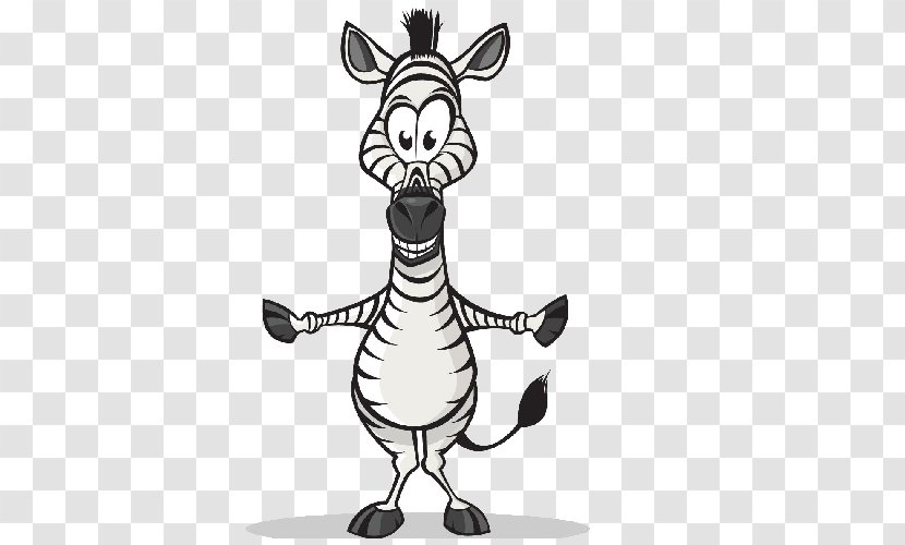 Royalty-free Stock Photography Cartoon Clip Art - Neck - Zebra Transparent PNG