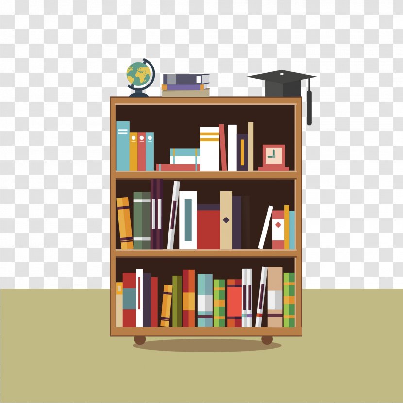 Shelf Bookcase Comic Book Table Drawing - Building - Booksack Design Element Transparent PNG