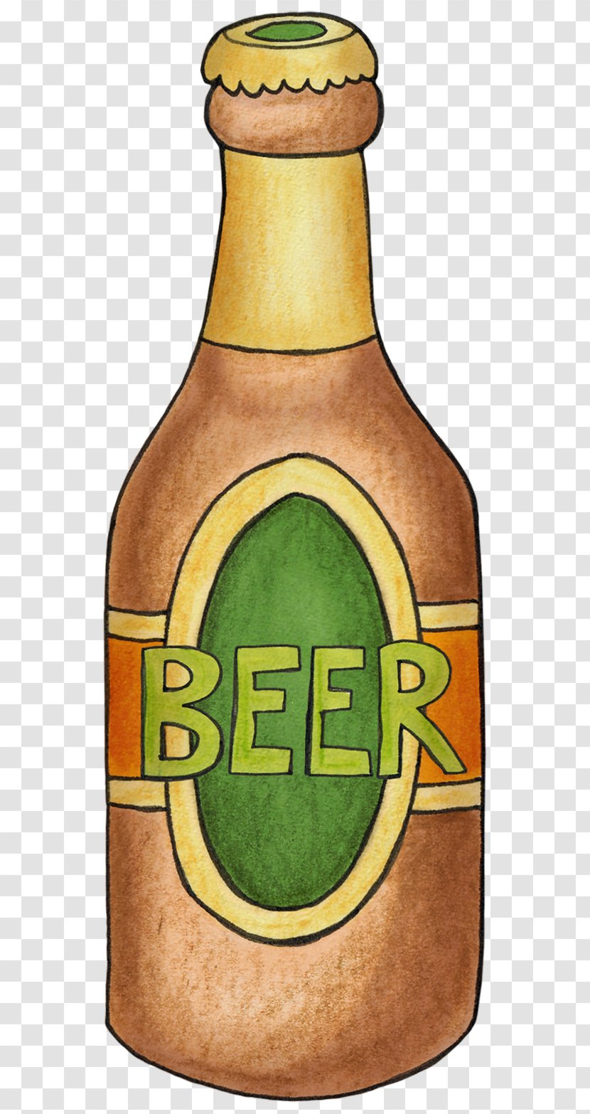 Beer Bottle - Gratis - Hand-painted Bottles Transparent PNG