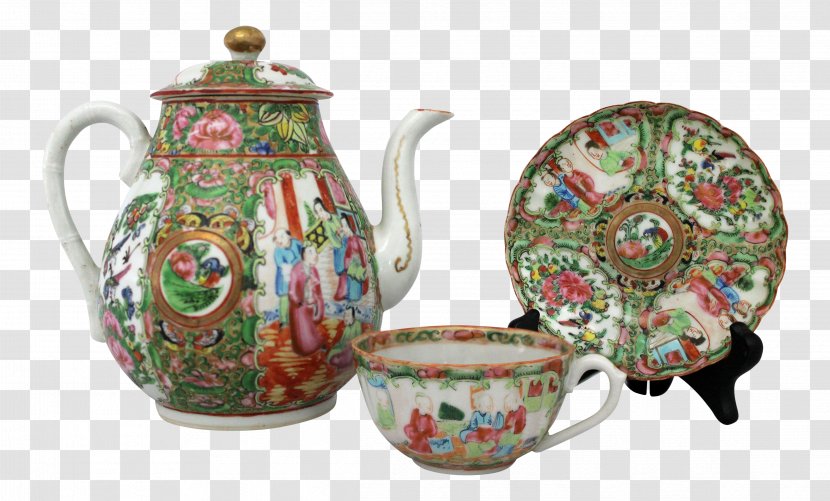 Porcelain Jug Pottery Chinese Ceramics Teapot - Dinnerware Set - Teacup Transparent PNG