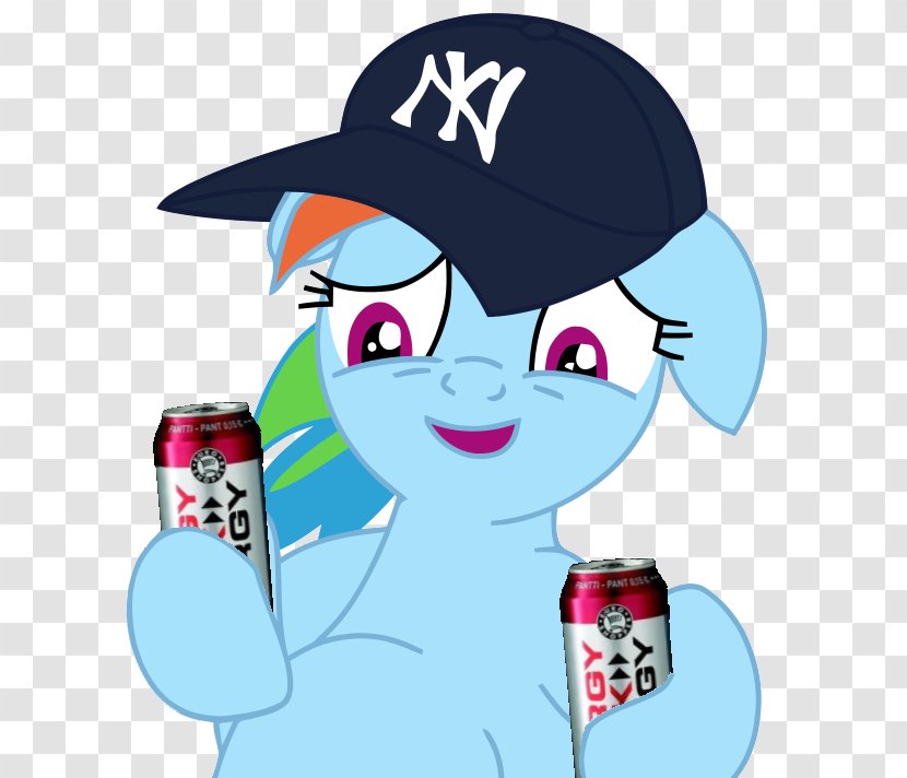 Rainbow Dash Beer Energy Drink Pony Hat - Alcoholic Beverages - Holes Two Baseball Bats Transparent PNG