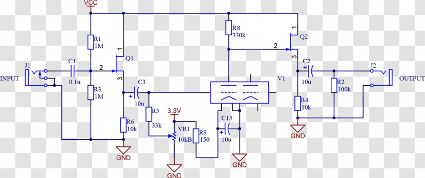 Nutube Vacuum Tube Audio Power Amplifier Fluorescent Display Electronic Circuit - Sound - Stage Build Transparent PNG