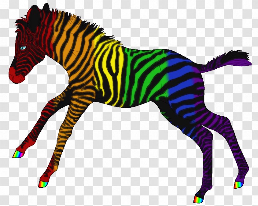 Mane Quagga Mustang Halter Zebra Transparent PNG