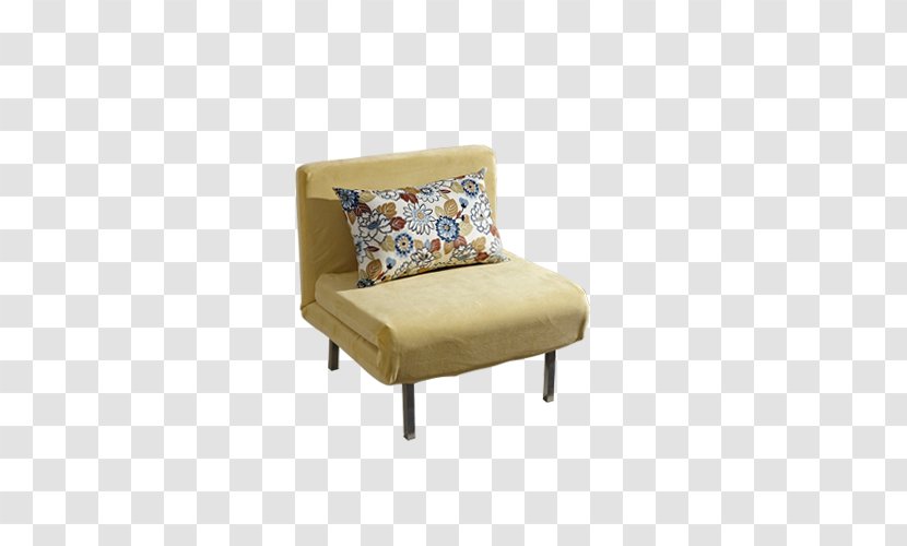 Loveseat Chair Couch - Textile - Yellow Armchair Transparent PNG