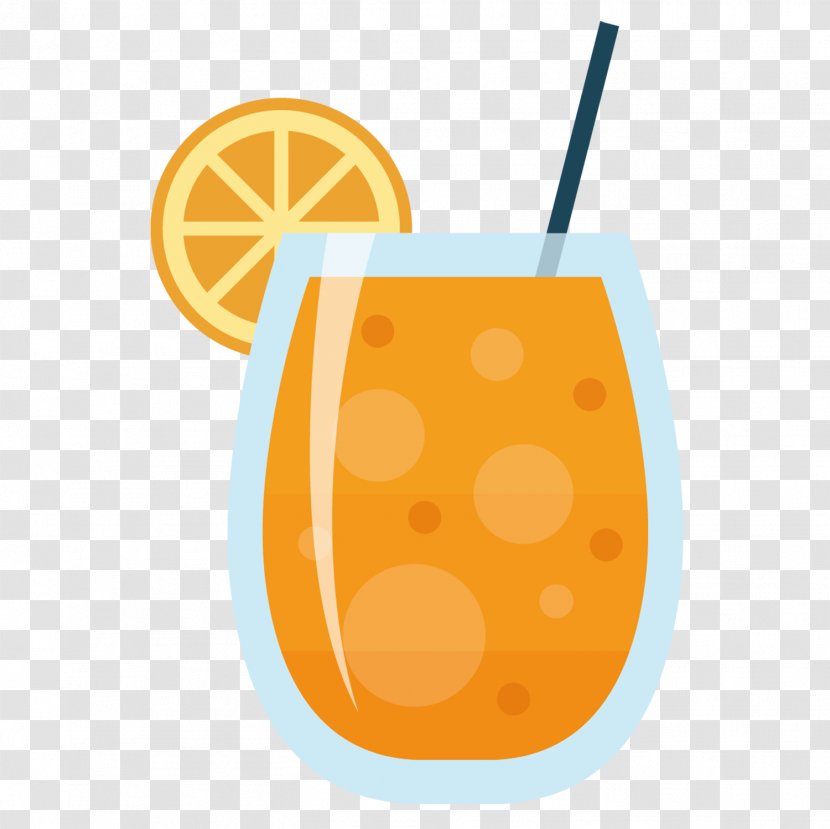 Orange Drink Juice Drawing - Ashtag Button Transparent PNG