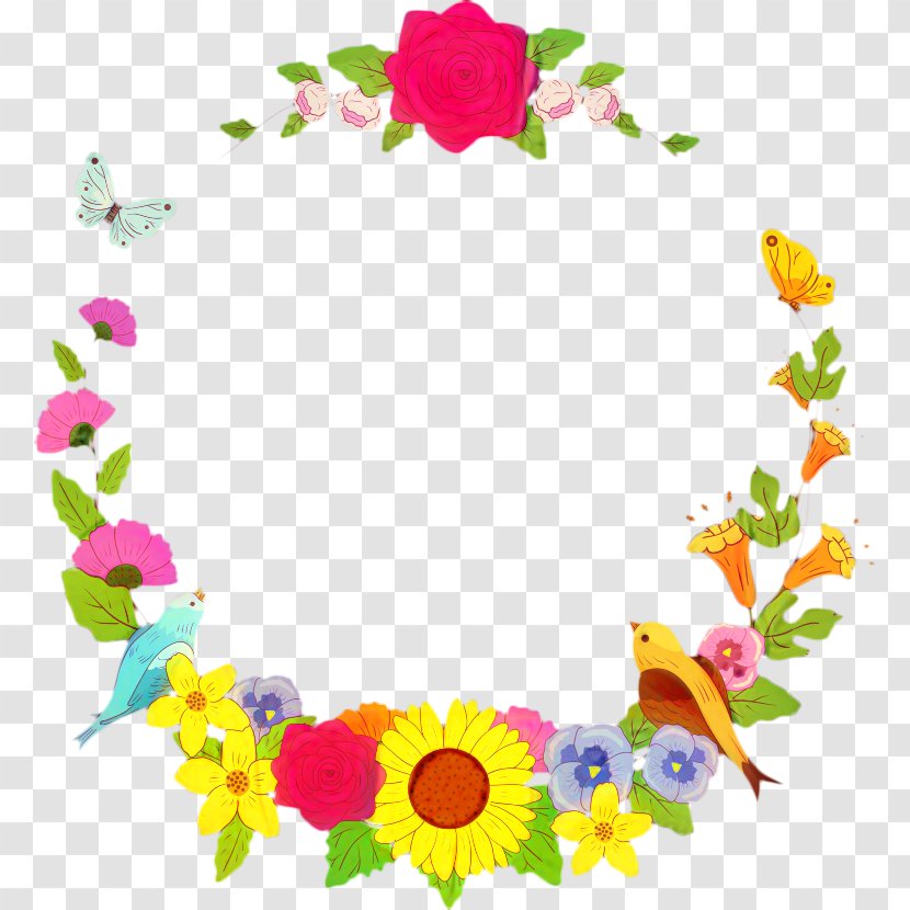 Flowers Background - Heart - Plant Lei Transparent PNG