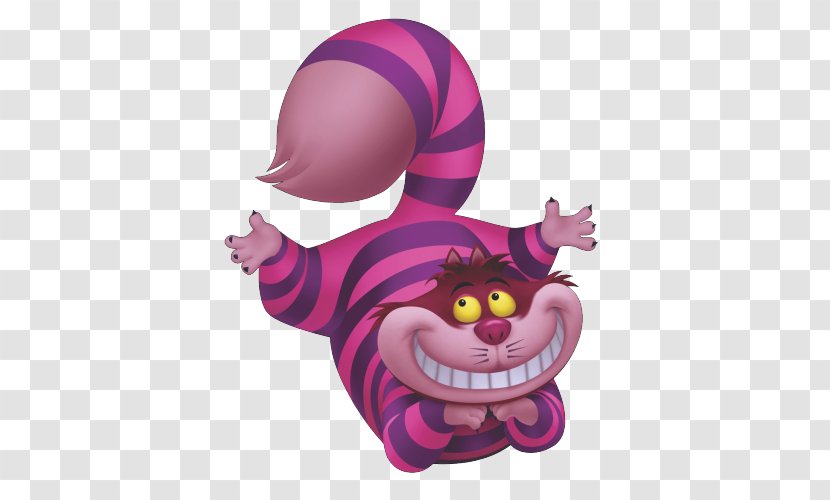 Cheshire Cat Alice's Adventures In Wonderland Queen Of Hearts Alice - Purple Transparent PNG