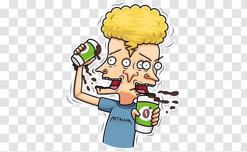 Butt-head Beavis Sticker Telegram Clip Art - Vkontakte - And Butthead Transparent PNG