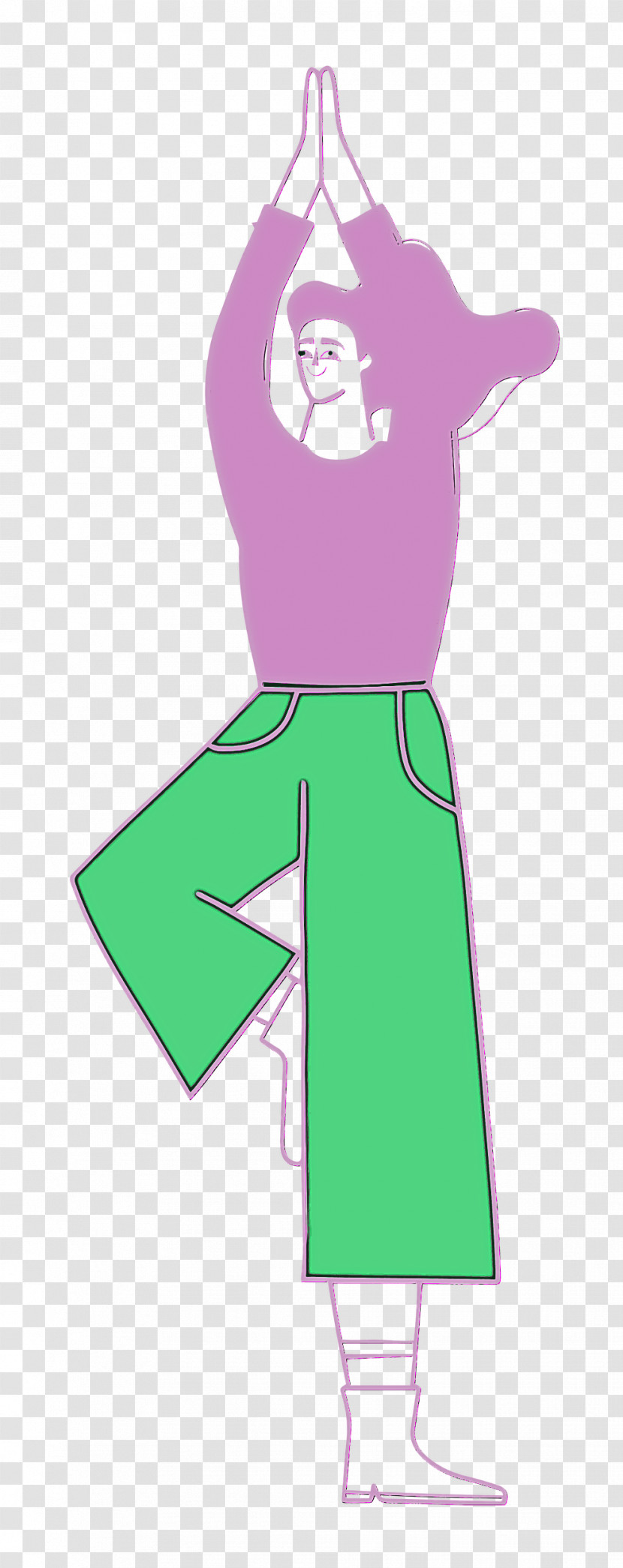 Girl Standing Transparent PNG