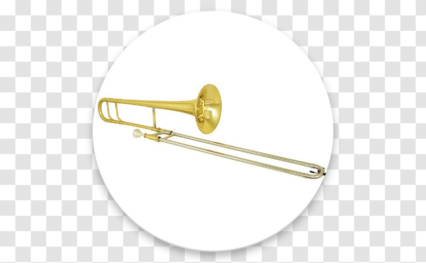 Types Of Trombone Trumpet Brass Instruments Tenor - Heart Transparent PNG