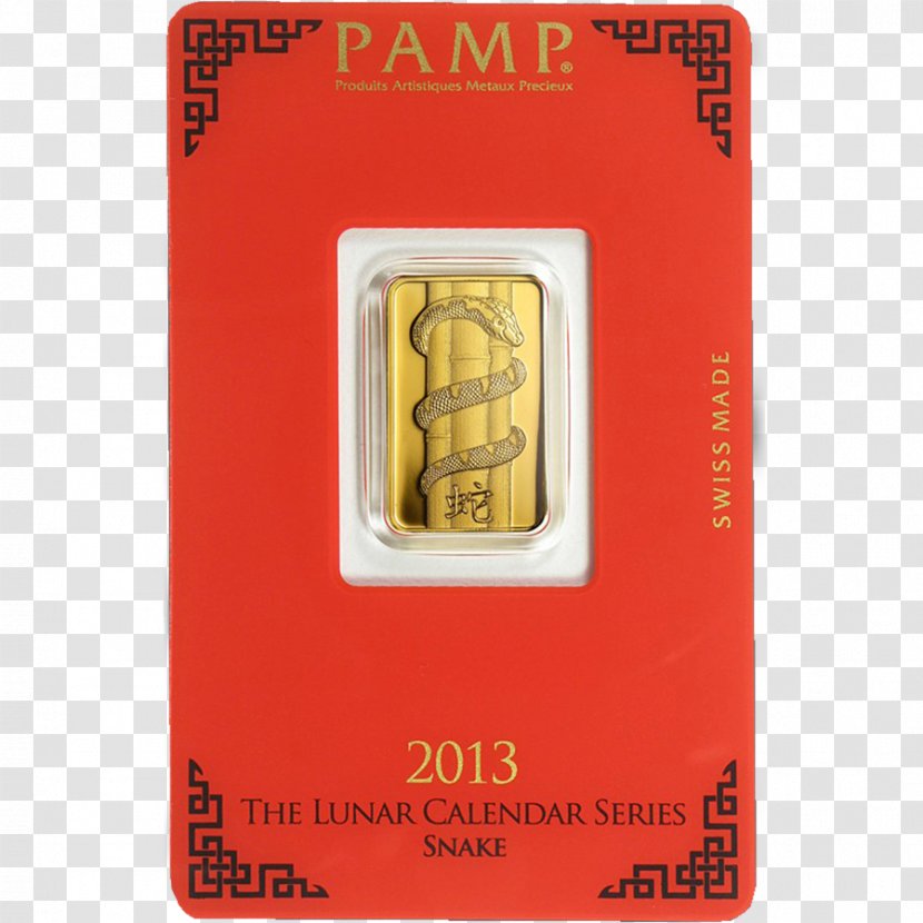 Gold Bar Silver Bullion PAMP - Professional Coin Grading Service Transparent PNG