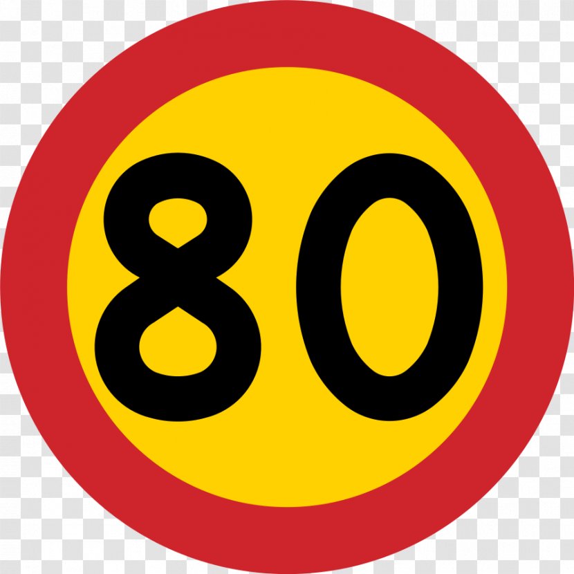 Traffic Sign Speed Limit Bicycle Signs - Bildtafel Der Verkehrszeichen In Schweden Transparent PNG