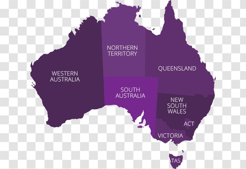 Atlas / Australia Blank Map Vector Transparent PNG