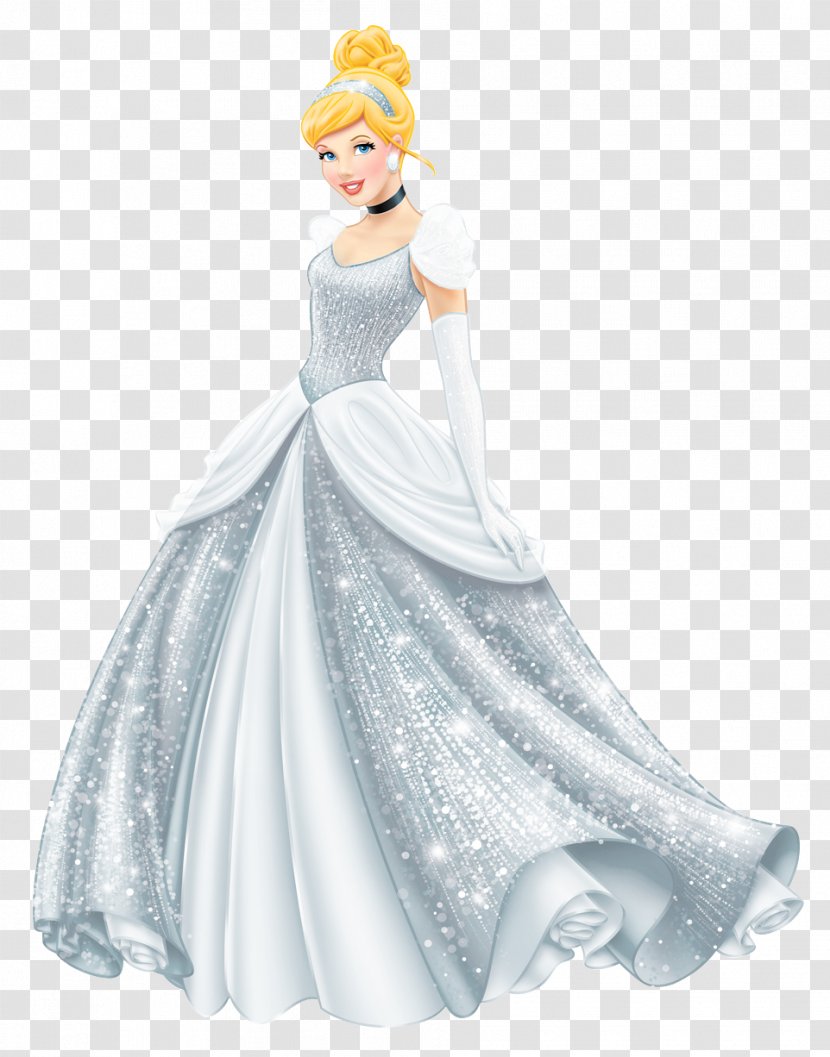 Cinderella Snow White Wedding Dress Disney Princess - Watercolor -  Transparent Beautiful Image Transparent PNG
