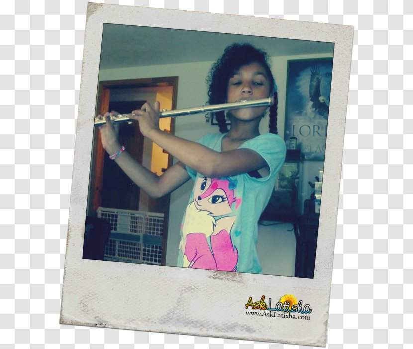 Flute Art Poster Daughter Learning - Picture Frame - Player Transparent PNG
