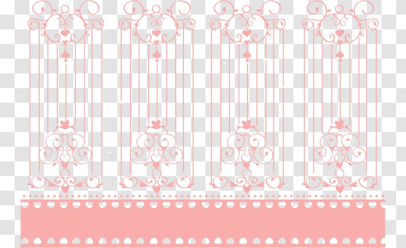 Visual Arts Petal Area Pattern - Pink Wedding Elements Wall Transparent PNG