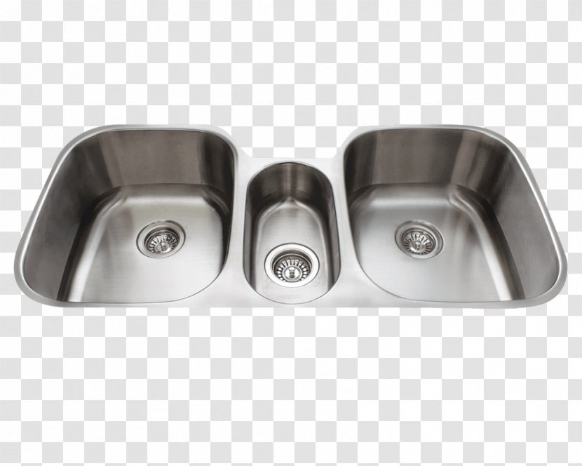Sink Stainless Steel Bowl Kitchen Brushed Metal - Sae 304 Transparent PNG