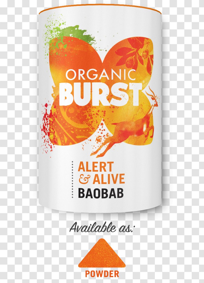 Spirulina Adverse Effect Organic Food Logo Brand - Orange - Baobab Tree Transparent PNG