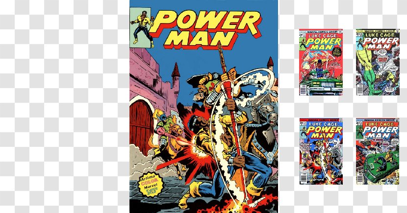 Luke Cage Comics Superhero Power Man And Iron Fist - Electricity Transparent PNG