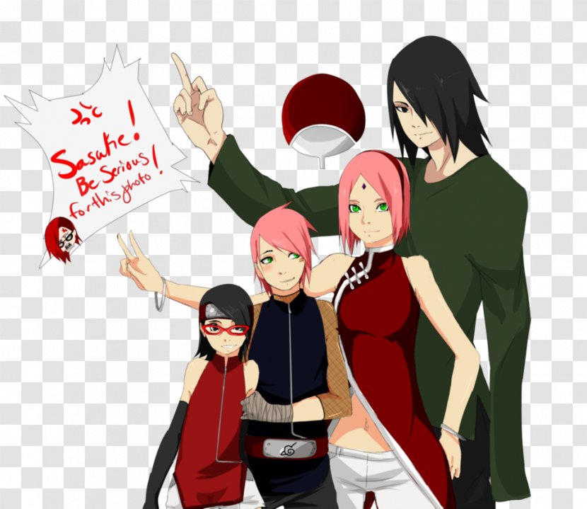 Sarada Uchiha Sakura Haruno Sasuke Naruto Uzumaki Itachi - Heart Transparent PNG