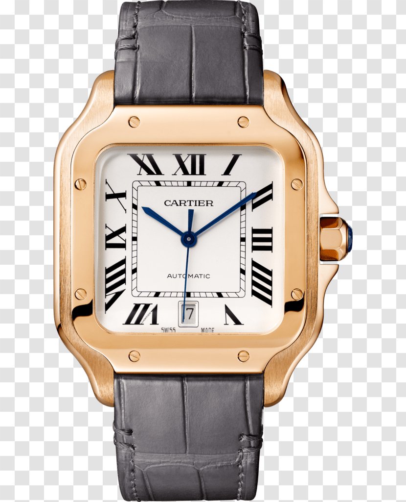 Cartier Tank Watch Movement Replica - Strap Transparent PNG