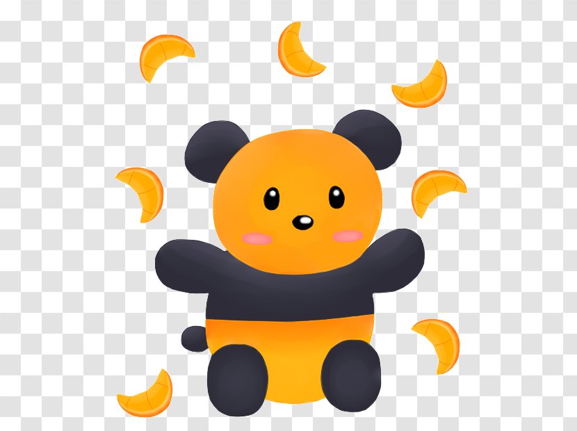 Giant Panda Orange Desktop Wallpaper Clip Art - Mascot Transparent PNG