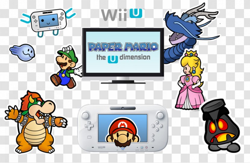 Wii U Paper Mario: The Thousand-Year Door Super Mario - Technology - Luigi Transparent PNG