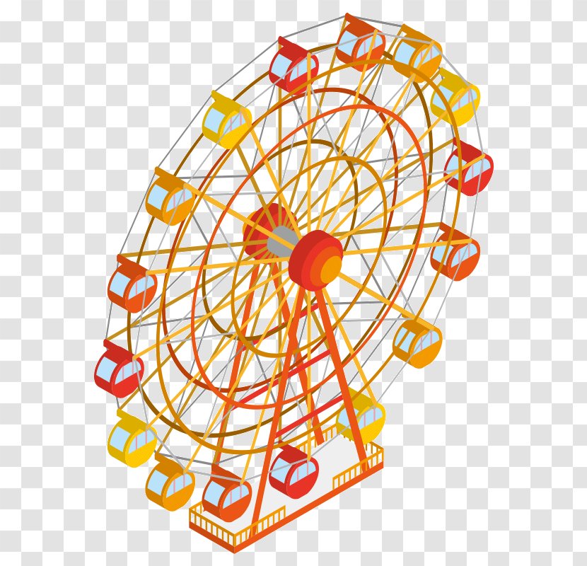 Vector Graphics Image Amusement Park Ferris Wheel - Achitecture Ornament Transparent PNG