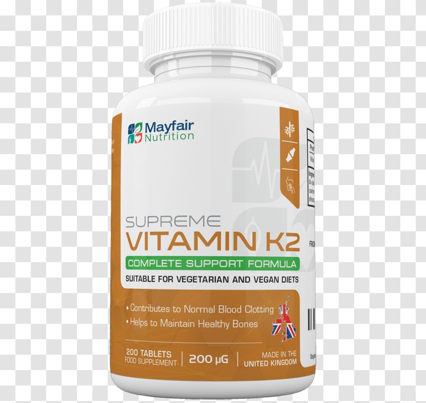 Dietary Supplement Vitamin K2 Nutrition Reference Intake - Service - Tablet Transparent PNG