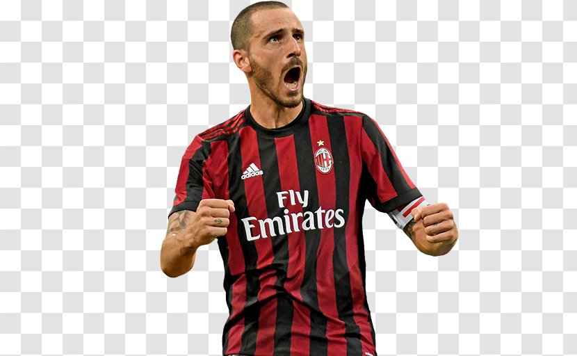 Leonardo Bonucci FIFA 18 19 17 A.C. Milan - Sports Uniform - Italy Transparent PNG