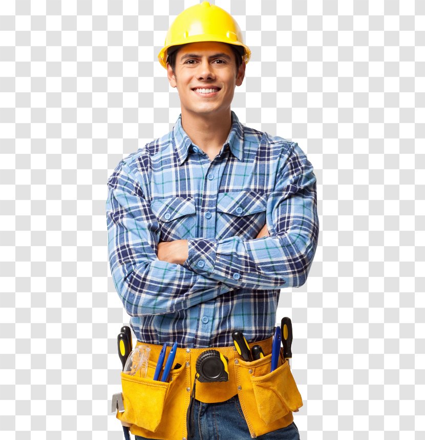 Hard Hats Construction Worker Architectural Engineering Laborer - Electric Blue Transparent PNG
