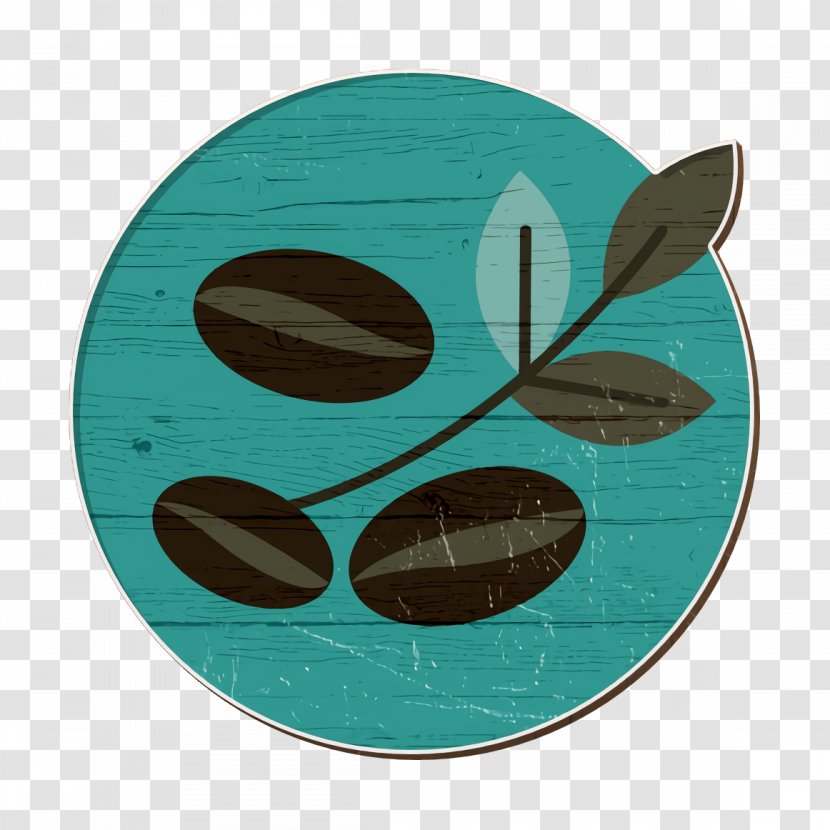 Bean Icon Coffee Leaf - Plate Oval Transparent PNG