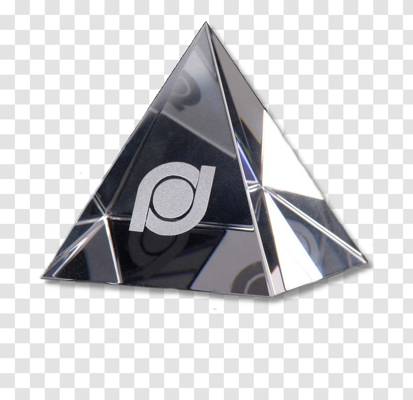 Triangle Award - Glass Trophy Transparent PNG