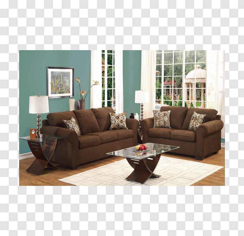 Loveseat Living Room Recliner Couch Microfiber - Hardwood - Chair Transparent PNG